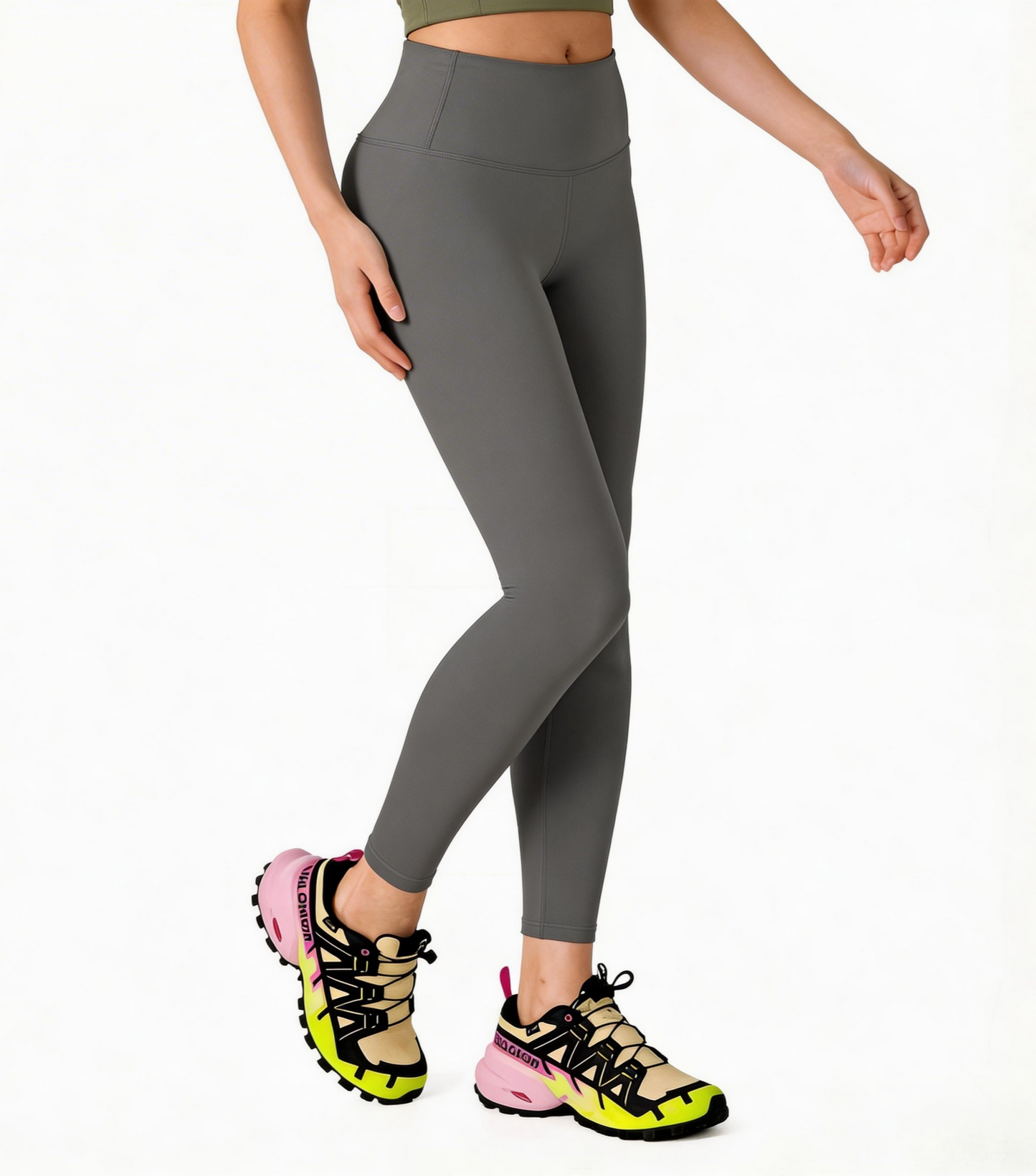 Women's High Waist Yoga Leggings - Tummy Control, Non See-Through, 4-Way Buttery, Quick Dry for Run/Gym Daily/Office