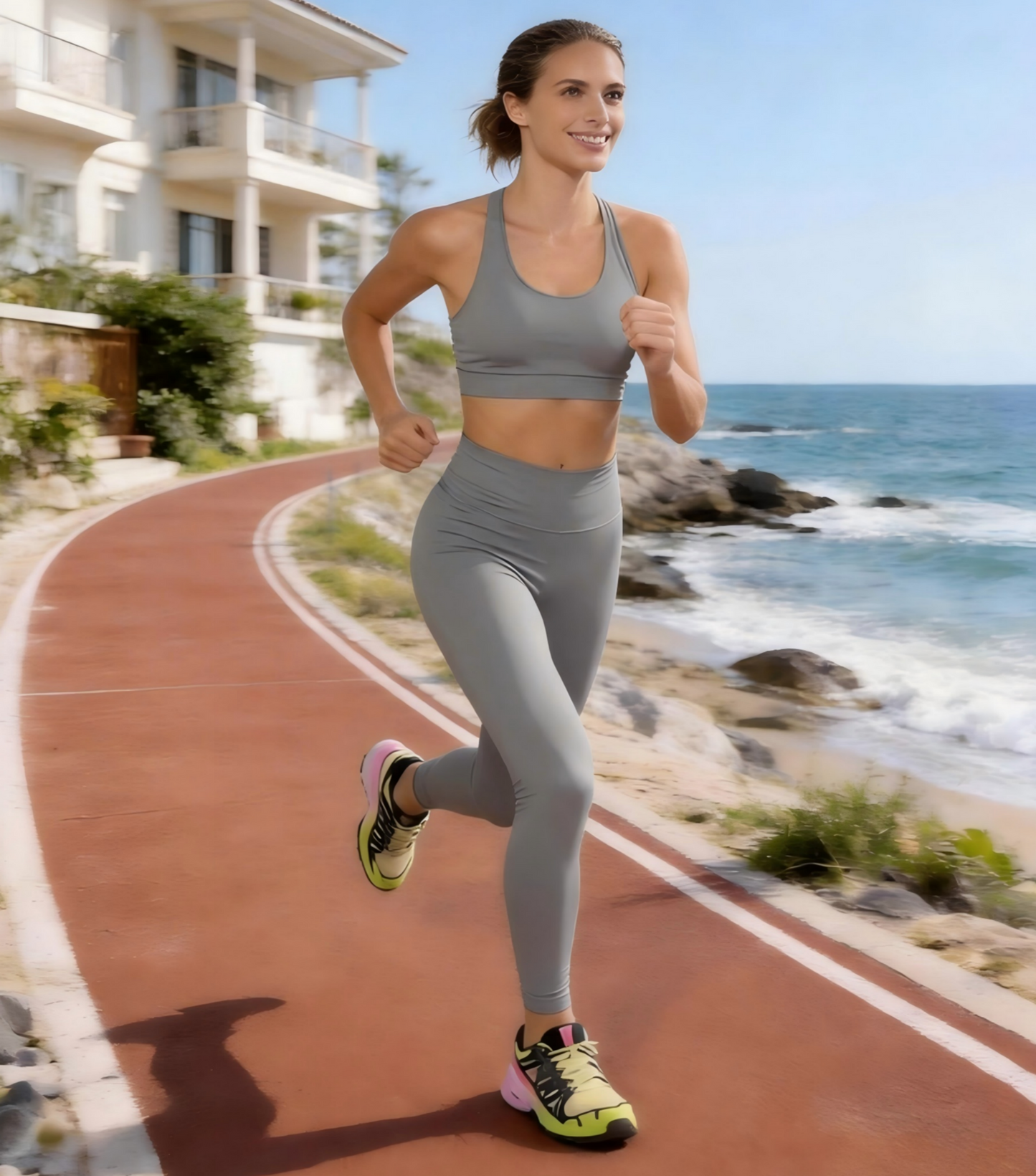Women's High Waist Yoga Leggings - Tummy Control, Non See-Through, 4-Way Buttery, Quick Dry for Run/Gym Daily/Office