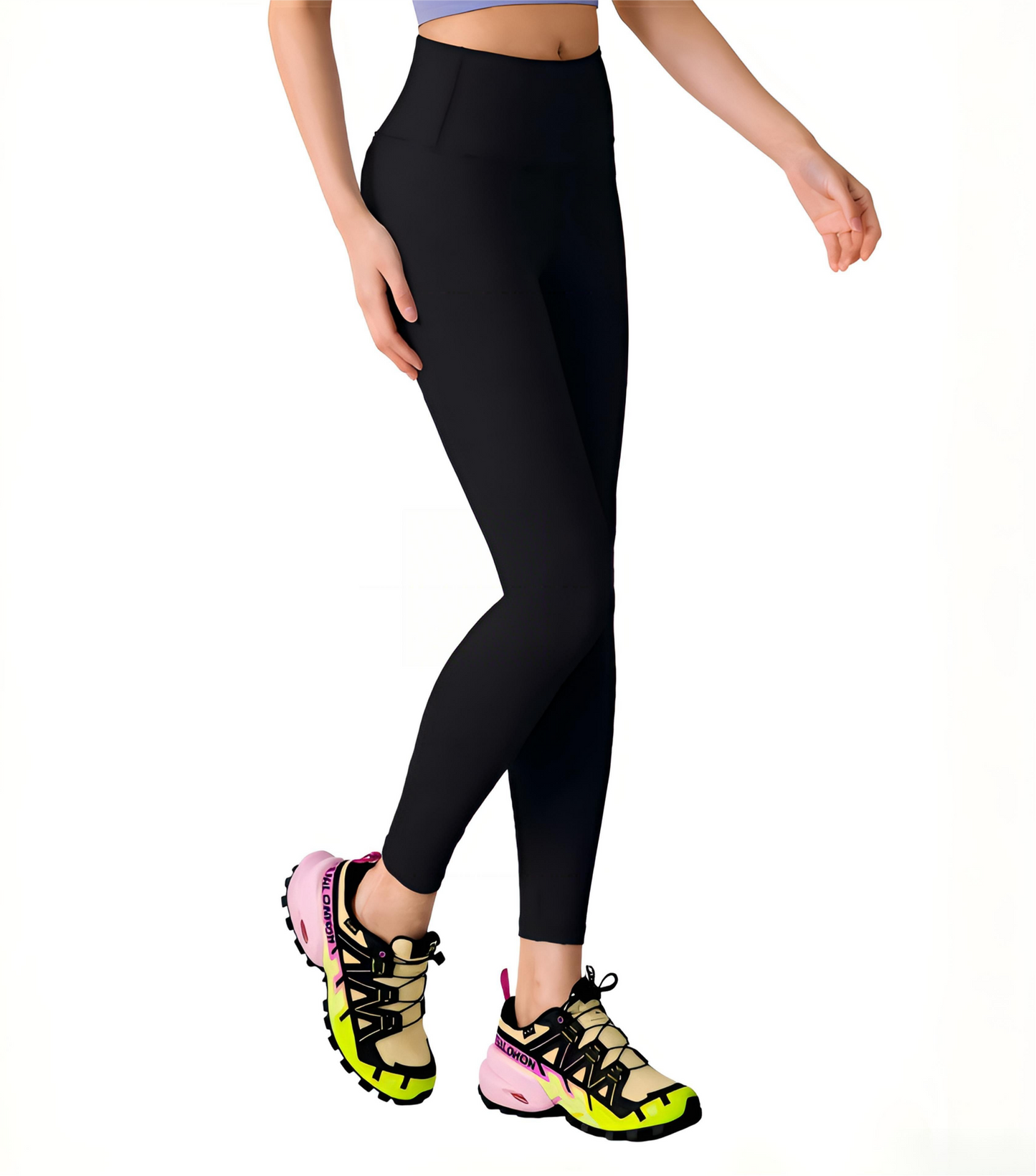 Women's High Waist Yoga Leggings - Tummy Control, Non See-Through, 4-Way Buttery, Quick Dry for Run/Gym Daily/Office