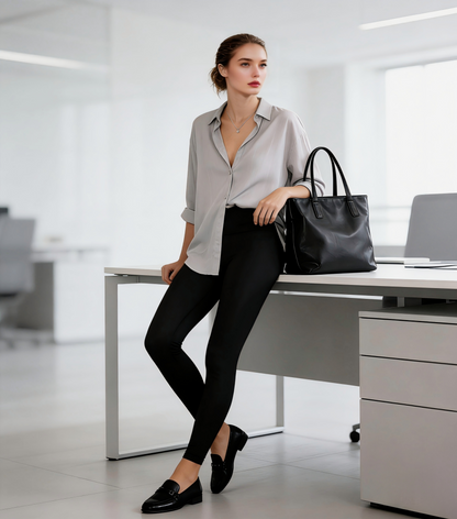 Women's High Waist Yoga Leggings - Tummy Control, Non See-Through, 4-Way Buttery, Quick Dry for Run/Gym Daily/Office